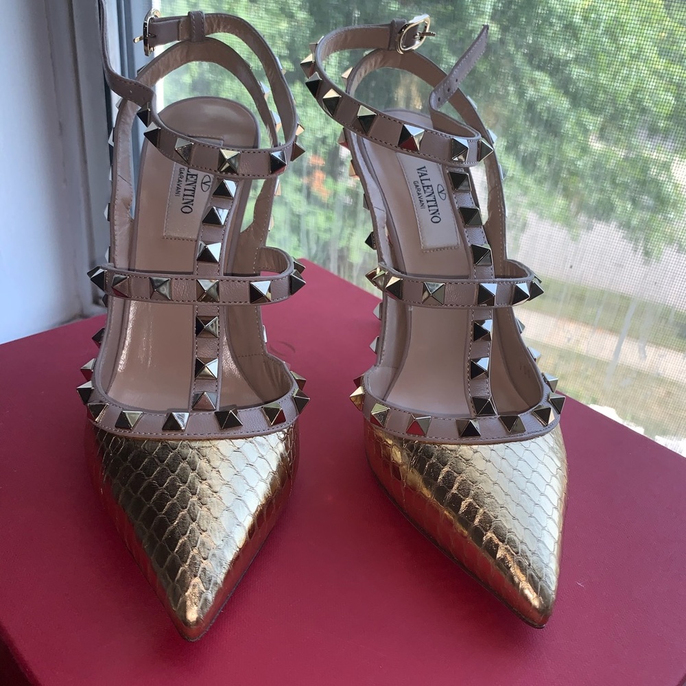 Valentino ankle strap heels